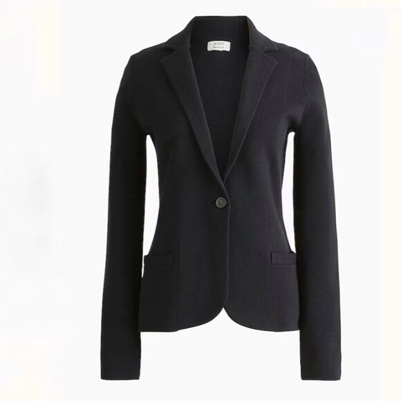 J. Crew Schoolboy Sweater Blazer Black - Picture 6 of 6